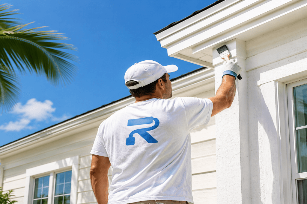 Rollur painter on site