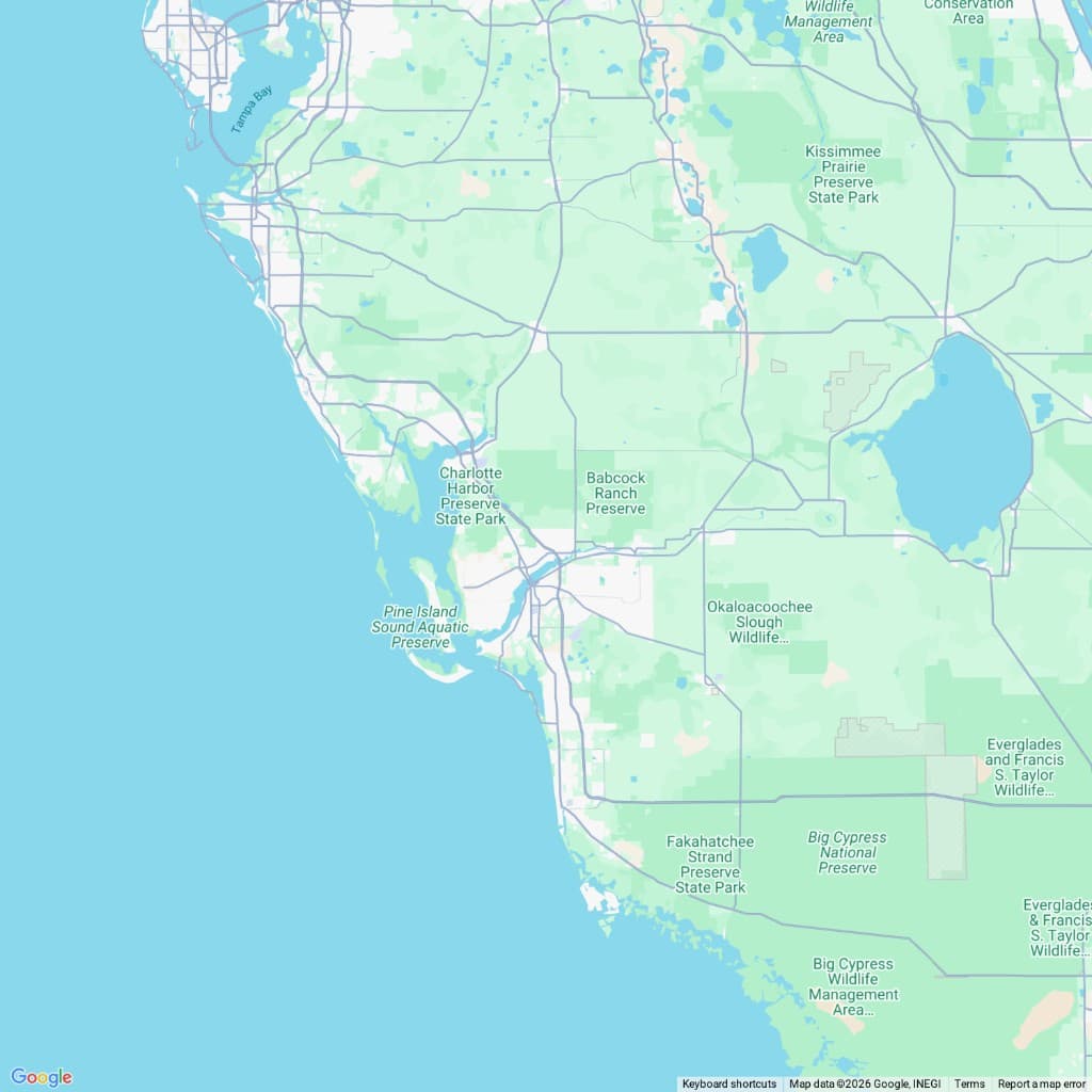 Rollur painting service areas across Southwest Florida